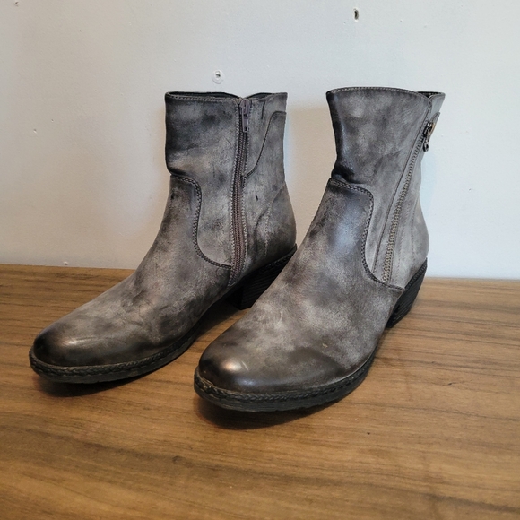 Taxi 9.5 grey/ black boots - Picture 3 of 10